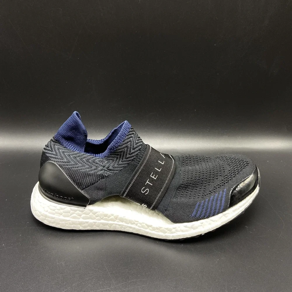 Adidas Stella McCartney Ultraboost X 3D Running Shoes Black Blue Womens Size 5.5